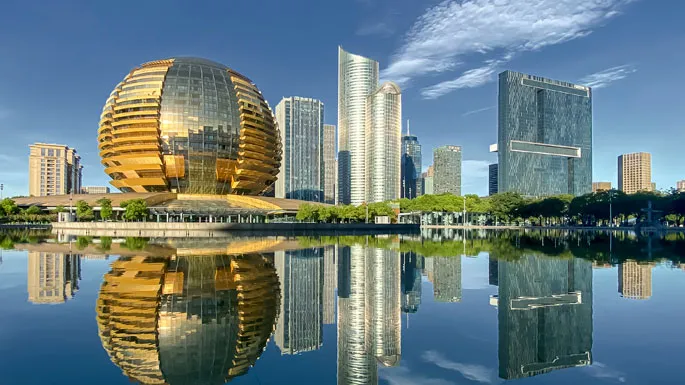 Hangzhou China West Lake Alibaba ecommerce city