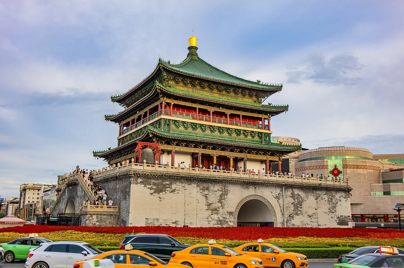 Xian China ancient city wall teaching English expat