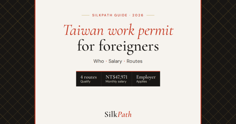 Taiwan Work Permit for Foreigners in 2026: Who Qualifies and the Salary Minimum